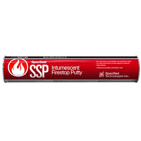 Specified Technologies Sti 36 cu. in. (0.6 L) tube of putty SSP100 - main